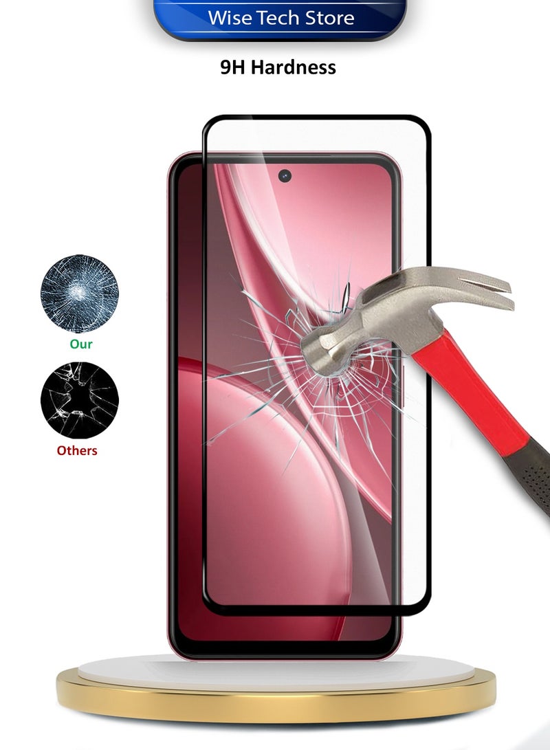 Wtech vivo Y31 / vivo Y31 Pro 5G 2025 Premium E2E Series Full Glue Full Cover Tempered Glass Screen Protector (MSGECN) - Clear/Black - Image 3